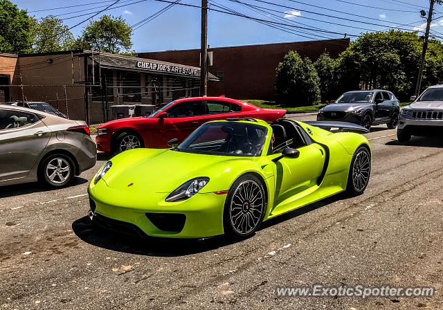 Porsche 918 Spyder spotted in Charlotte, North Carolina