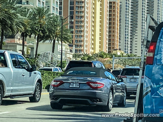 Maserati GranTurismo spotted in Sunny isles, Florida