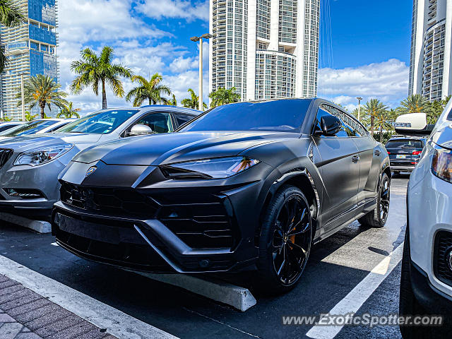 Lamborghini Urus spotted in Sunny Isles, Florida