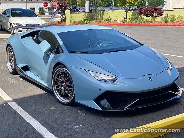 Lamborghini Huracan spotted in Roswell, Georgia