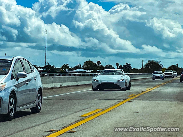 Aston Martin Vantage spotted in Big pine Key, Florida