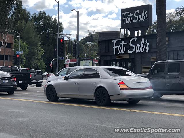 Mercedes Maybach spotted in Encino, California