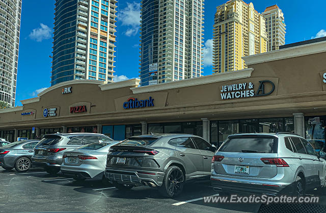 Lamborghini Urus spotted in Sunny isles beac, Florida