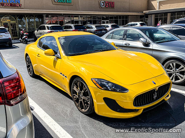 Maserati GranTurismo spotted in Sunny Isles, Florida