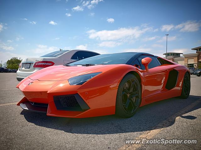 Lamborghini Aventador spotted in Greenwood, Indiana