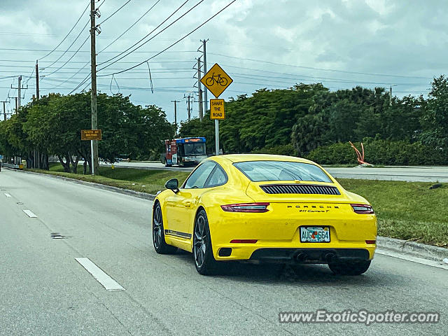 Porsche 911 spotted in Coral Gables, Florida