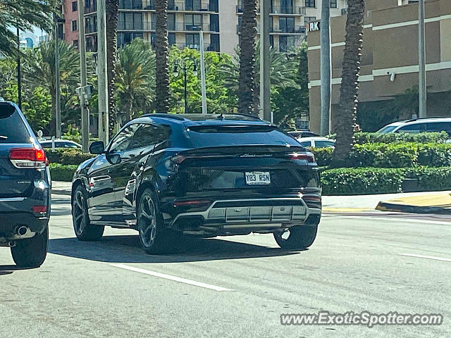Lamborghini Urus spotted in Sunny Isles, Florida