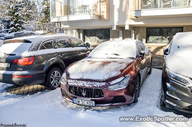 Maserati Ghibli spotted in Karpacz, Poland