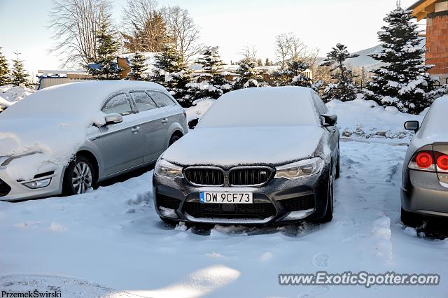 BMW M5 spotted in Karpacz, Poland