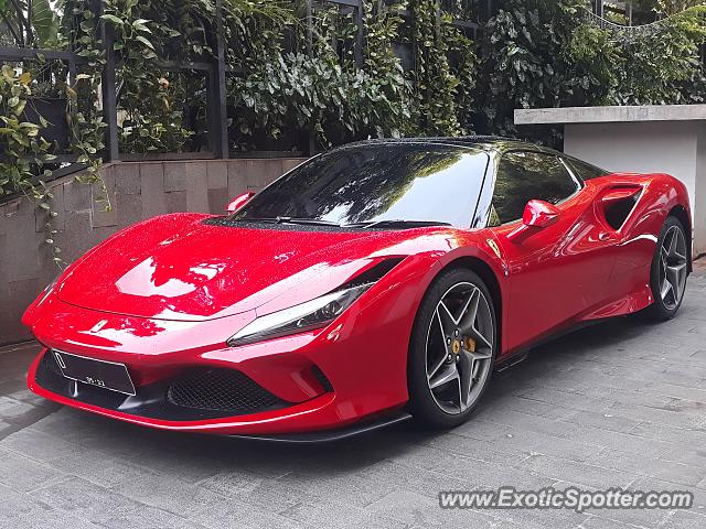 Ferrari F8 Tributo spotted in Jakarta, Indonesia