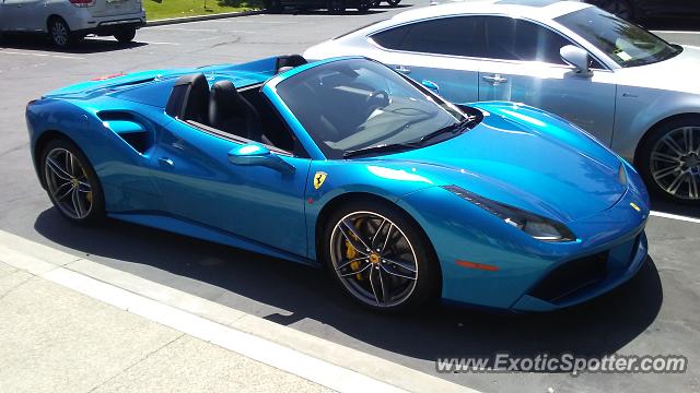 Ferrari 488 GTB spotted in Monrovia, California