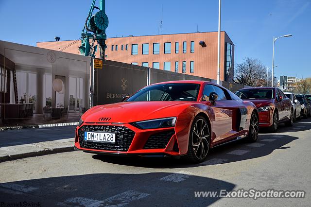 Audi R8 spotted in Wrocław, Poland