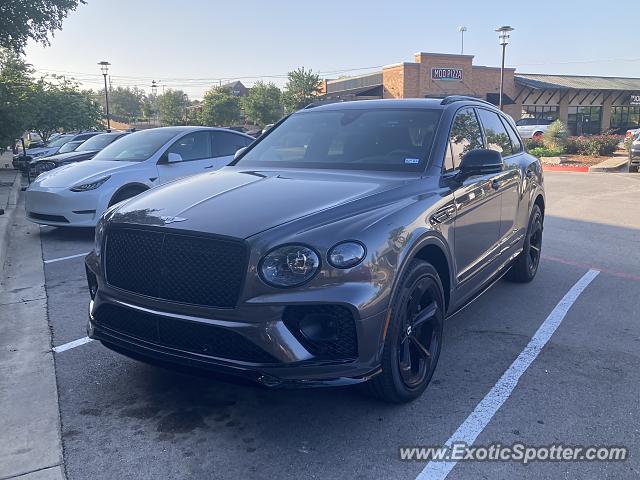 Bentley Bentayga spotted in Austin, Texas