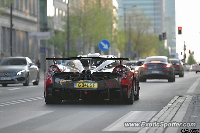 Pagani Huayra spotted in Warsaw, Poland