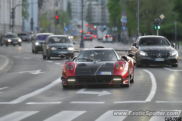 Pagani Huayra spotted in Warsaw, Poland