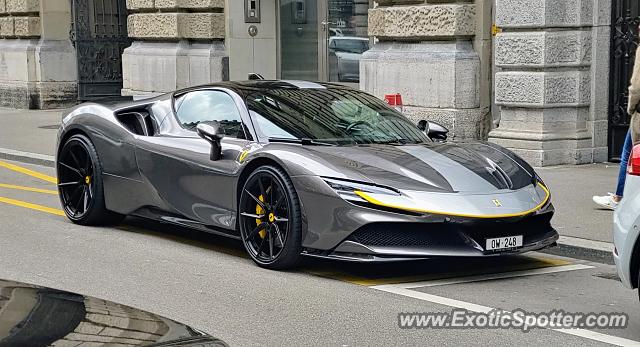 Ferrari SF90 Stradale spotted in Zurich, Switzerland