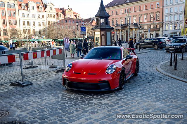 Porsche 911 GT3 spotted in Wrocław, Poland