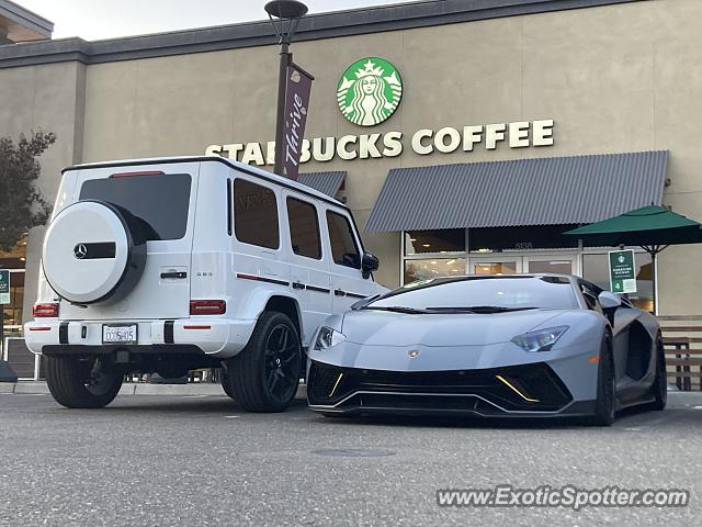Lamborghini Aventador spotted in Dublin, California