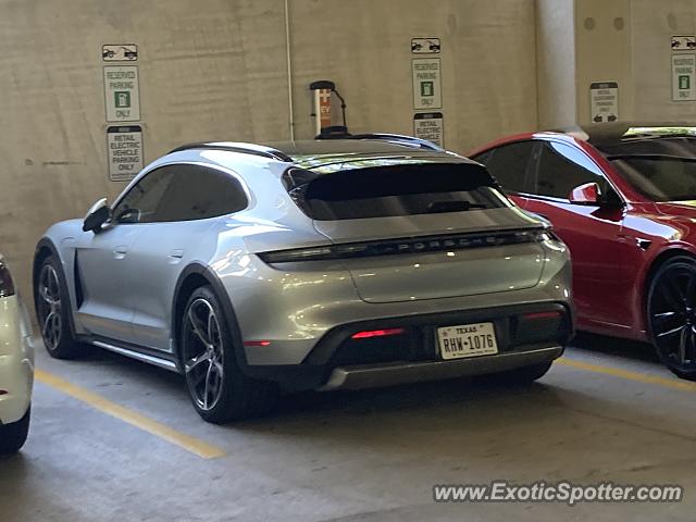 Porsche Taycan (Turbo S only) spotted in Austin, Texas