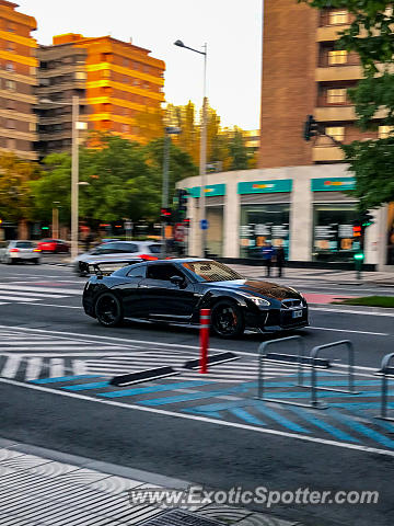 Nissan GT-R spotted in Pamplona, Spain