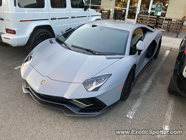 Lamborghini Aventador spotted in Dublin, California