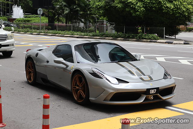 Ferrari 458 Italia spotted in Kuala lumpur, Malaysia