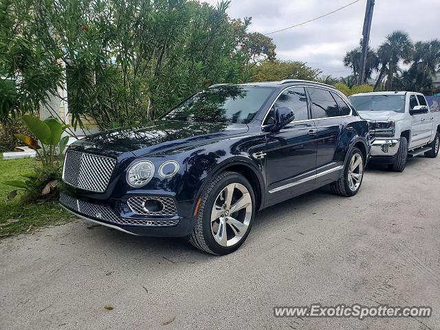 Bentley Bentayga spotted in Anna Maria, Florida