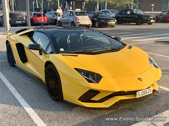 Lamborghini Aventador spotted in Faro, Portugal