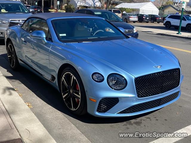 Bentley Continental spotted in Pleasanton, California