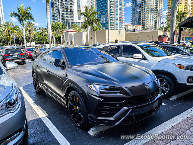 Lamborghini Urus spotted in Sunny Isles, Florida