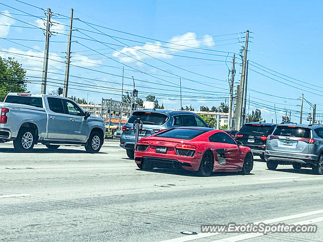 Audi R8 spotted in Miami, Florida
