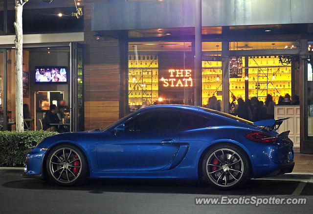 Porsche Cayman GT4 spotted in Rancho Cucamonga, California