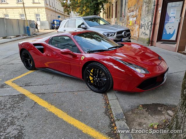 Ferrari 488 GTB spotted in Košice, Slovakia