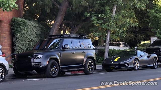 Ferrari F8 Tributo spotted in Encino, California
