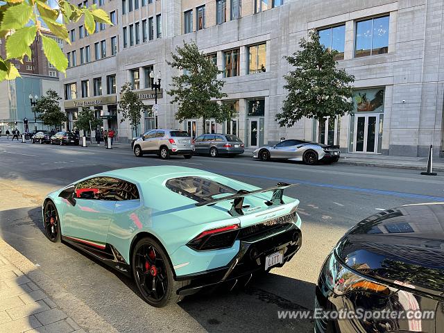 Lamborghini Huracan spotted in Boston, Massachusetts