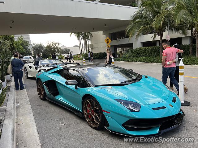 Lamborghini Aventador spotted in Aventura, Florida