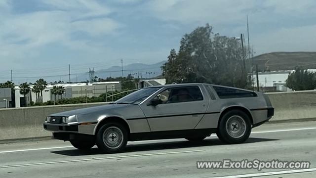 DeLorean DMC-12 spotted in Rancho Cucamonga, California