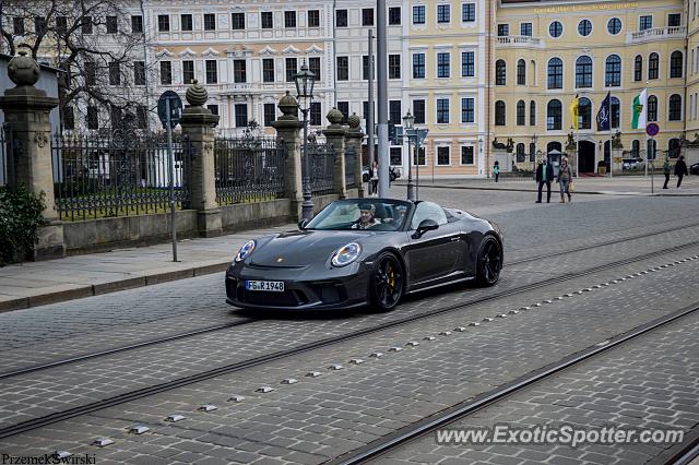 Porsche 911R spotted in Dresden, Germany