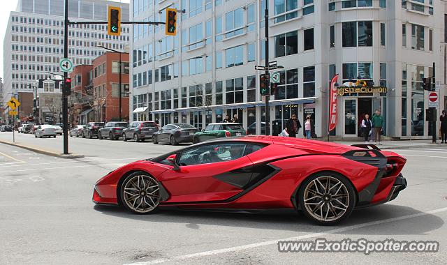 Lamborghini Aventador spotted in Montreal, Canada
