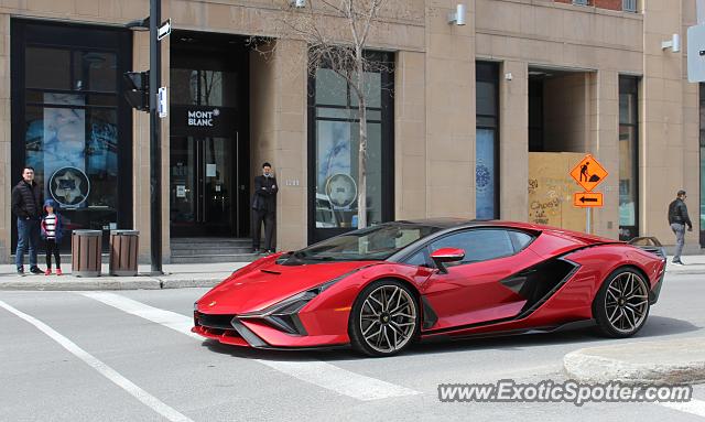 Lamborghini Aventador spotted in Montreal, Canada