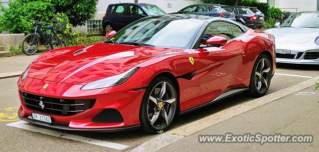Ferrari Portofino spotted in Zurich, Switzerland