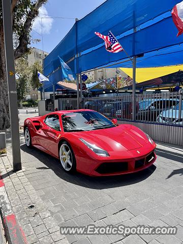 Ferrari 488 GTB spotted in Tel Aviv, Israel