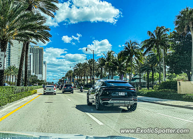 Lamborghini Urus spotted in Sunny isles, Florida
