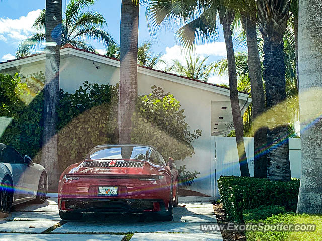 Porsche 911 spotted in Golden Beach, Florida
