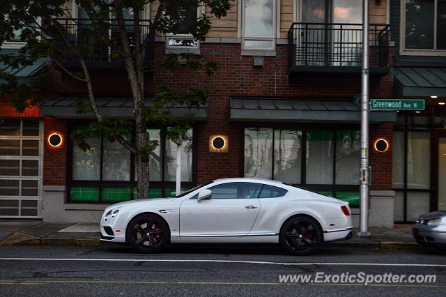 Bentley Continental spotted in Seattle, Washington