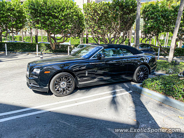 Rolls-Royce Dawn spotted in Miami Beach, Florida