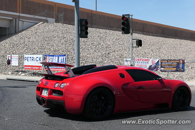 Bugatti Veyron spotted in Henderson, Nevada