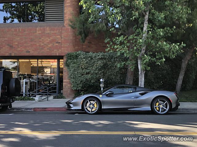 Ferrari F8 Tributo spotted in Los Angeles, California
