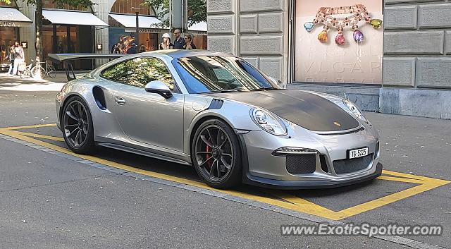 Porsche 911 GT3 spotted in Zurich, Switzerland