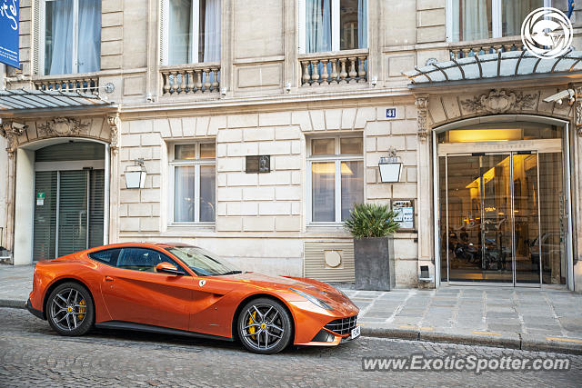 Ferrari F12 spotted in Paris, France
